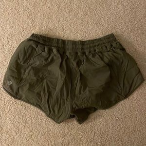 Army green Lululemom shorts